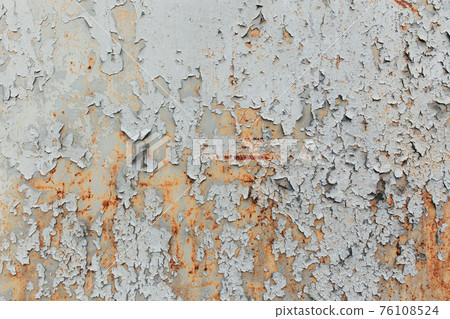 Old rusty texture, old paint on the wall Old rusty texture, old paint on the wall 76108524