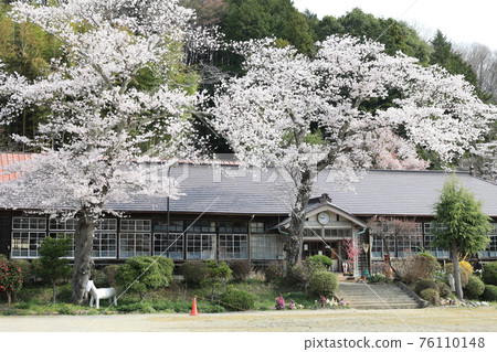 茨城縣醍醐町春天的原宇和岡小學 76110148