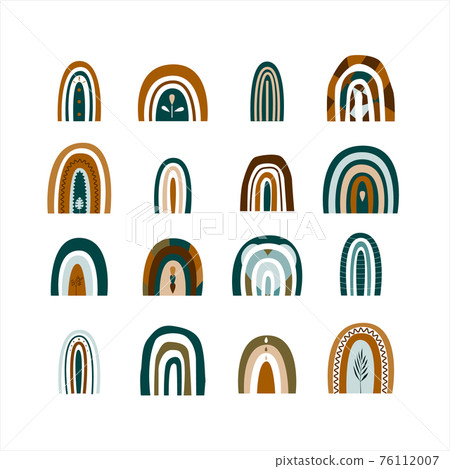 abstract rainbow network. Print for children s clothing. Natural colors. Vector illustration. abstract rainbow network. Print for children s clothing. Natural colors. Vector illustration. 76112007