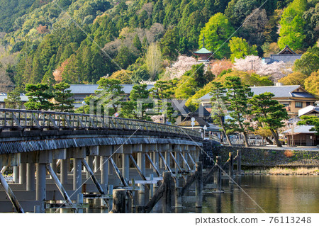 Spring Kyoto Arashiyama Togetsu Bridge 76113248