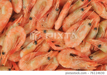 Frozen cooked prawns. 76114630