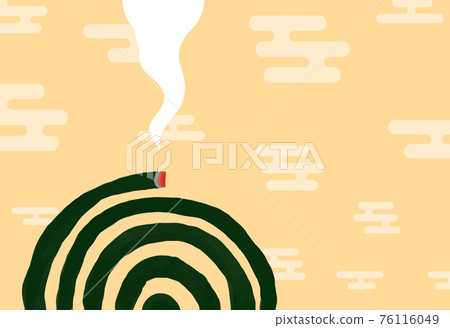 Summer greetings, lingering summer greetings, mosquito coils 76116049