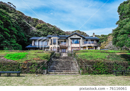 鎌倉文學館 春景 洋樓 長谷 76116061