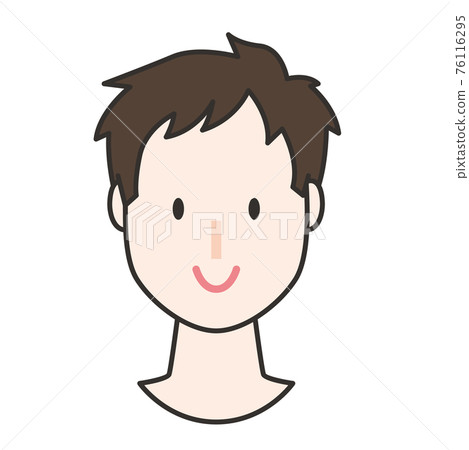 一個微笑的人的插圖 一個微笑的人的插圖 76116295