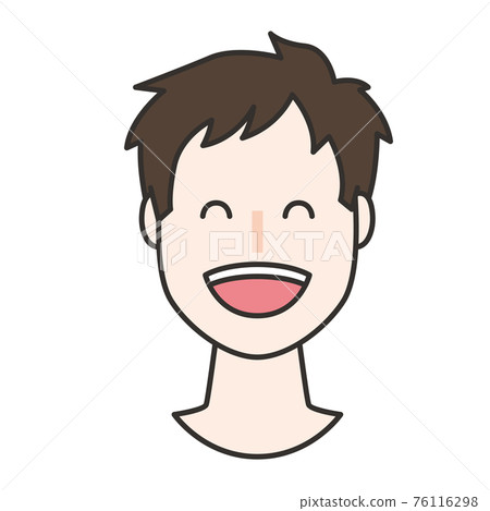 一個微笑的人的插圖 一個微笑的人的插圖 76116298
