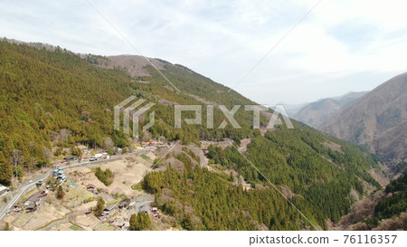 Cityscape of marginal village 76116357