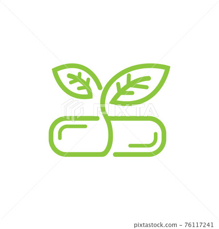 Herbal food supplement logo design Herbal food supplement logo design 76117241