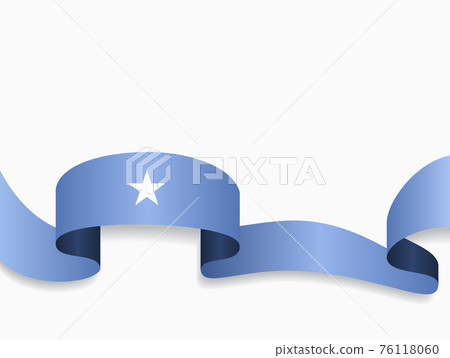 Somalian flag wavy abstract background. Vector illustration. Somalian flag wavy abstract background. Vector illustration. 76118060