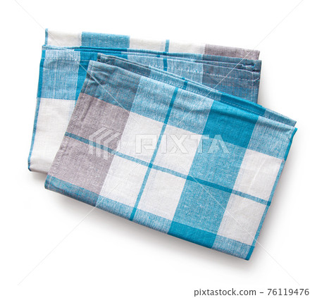 two new folded kitchen cotton towels 76119476