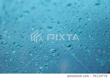 Water droplets on the glass surface Water droplets on the glass surface 76119778