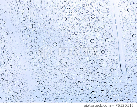 Water droplets on the glass Water droplets on the glass 76120115