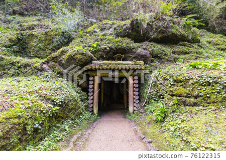 島根縣織田市世界文化遺產石見銀山龍源寺真武 76122315