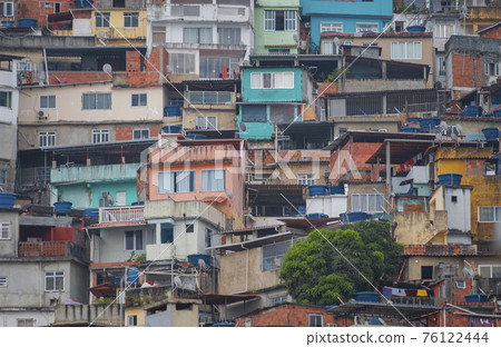 favelas of Rosinha in Rio de Janeiro. 76122444