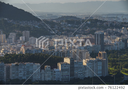 view of Rio De Janeiro from above. 76122492