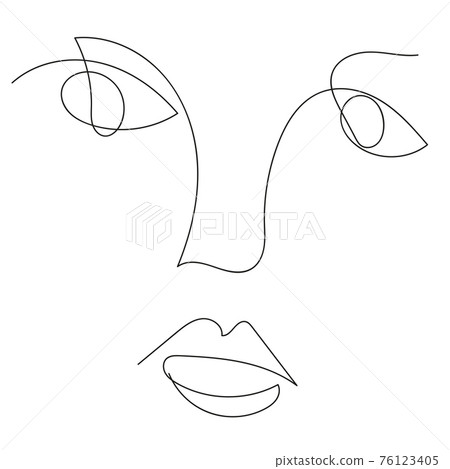 Surreal face abstract portrait of human head in Surreal face abstract portrait of human head in 76123405