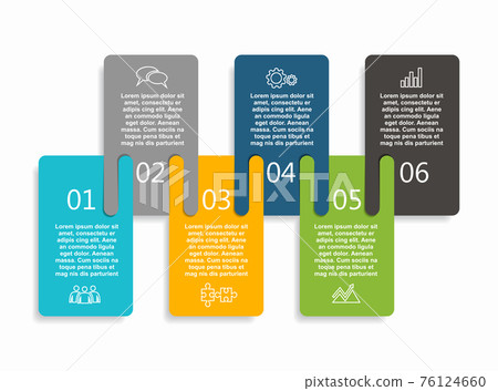 Infographic design template with place for your data. Vector illustration. 76124660