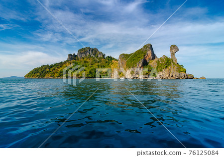 Koh Kai wooden boat Krabi Thailand Koh Kai wooden boat Krabi Thailand 76125084