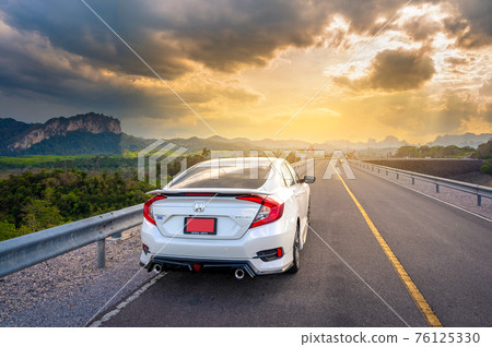 Honda civic 2019 e sedans parked at Ratchaprapa Dam Surat Thani Province Thailand , 6 March 2020 Honda civic 2019 e sedans parked at Ratchaprapa Dam Surat Thani Province Thailand , 6 March 2020 76125330