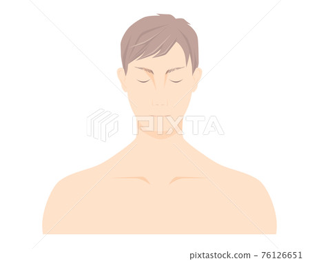 人體圖解-簡單（男性上半身） 76126651