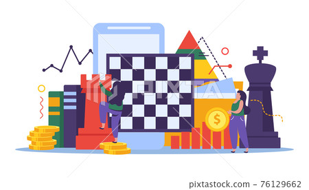 Business And Chess Strategy Concept 76129662