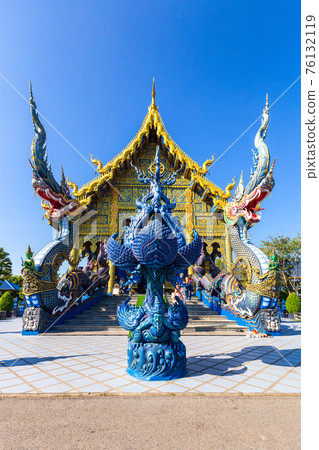 Wat Rong Sua Ten temple, Chiang Rai Province, Thailand 76132119