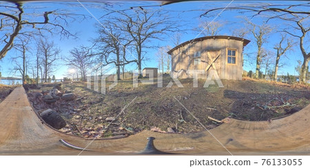 360 VR - Off Grid Shed Closed for the Season, Rural Landscape 360 VR - Off Grid Shed Closed for the Season, Rural Landscape 76133055