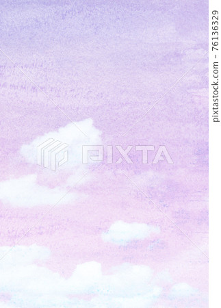 天空雲水彩 天空雲水彩 76136329