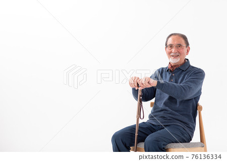 高級男性魔杖肖像坐 76136334