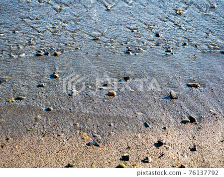 A view of the calm beach, the coast of Nishiizu Osezaki 76137792