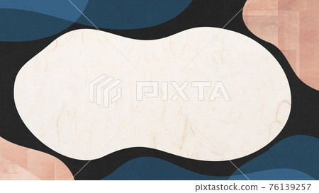 Abstract background material that looks like a stack of Japanese paper [16: 9] 76139257
