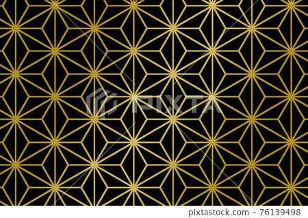 Metallic background rectangular black & gold linen pattern Metallic background rectangular black & gold linen pattern 76139498
