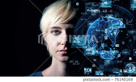 AI / Artificial Intelligence Deep Learning Global Network AI / Artificial Intelligence Deep Learning Global Network 76140169