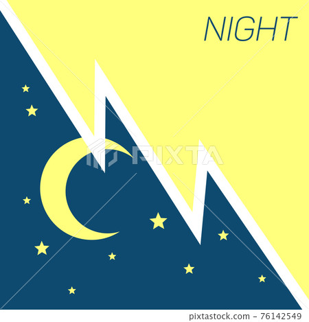 crescent moon and stars night concept crescent moon and stars night concept 76142549