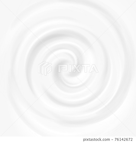 White milk, yogurt, cosmetics product swirl cream illustration 76142672
