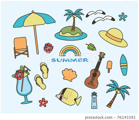 Tropical illustration 76143391