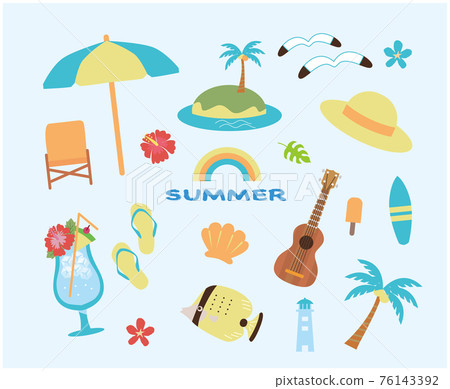 Tropical illustration 76143392