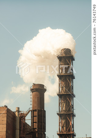 Emissions of harmful substances into the atmosphere. Environmental pollution by industry. Emissions of harmful substances into the atmosphere. Environmental pollution by industry. 76143749