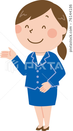 一個穿著夾克西裝的女人引導她(無面具版) 一個穿著夾克西裝的女人引導她(無面具版) 76144186