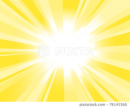 Radial background with shining center yellow 76145568