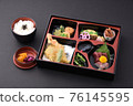 Luxury Makunouchi bento rice set with soup 76145595
