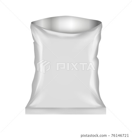 Isolated Open Plastic Bag Isolated Open Plastic Bag 76146721