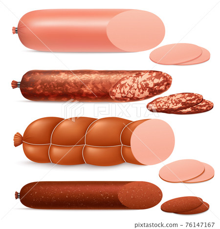 Realistic Sausage Set 76147167