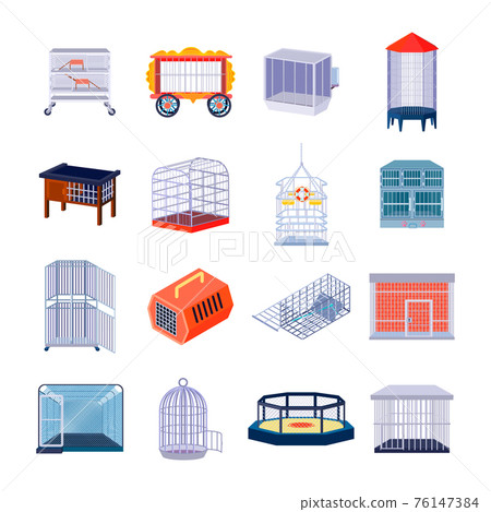 Animal Box Icons Set 76147384