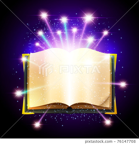 Magic Book Illustration 76147708