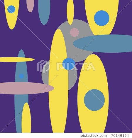 Abstract illustration with ovals Abstract illustration with ovals 76149134