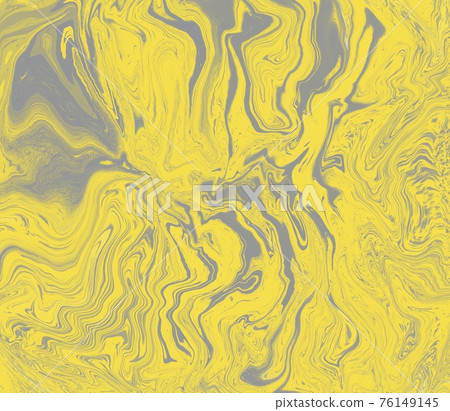 Abstract fluid background yellow and gray colors of the year 2021 76149145