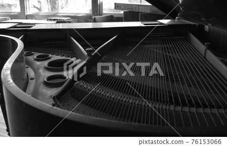 Closed school piano nostalgic 76153066