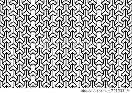 Seamless ethnic geometric three-dimensional pattern Seamless ethnic geometric three-dimensional pattern 76153349
