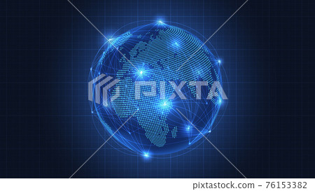 Business concept of Global network connection Business concept of Global network connection 76153382
