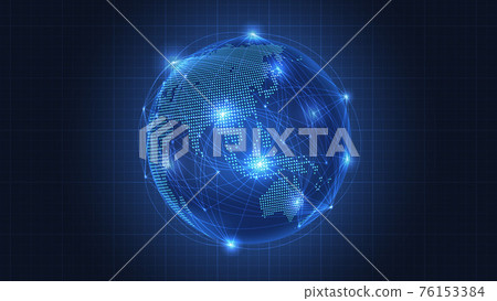 Business concept of Global network connection Business concept of Global network connection 76153384